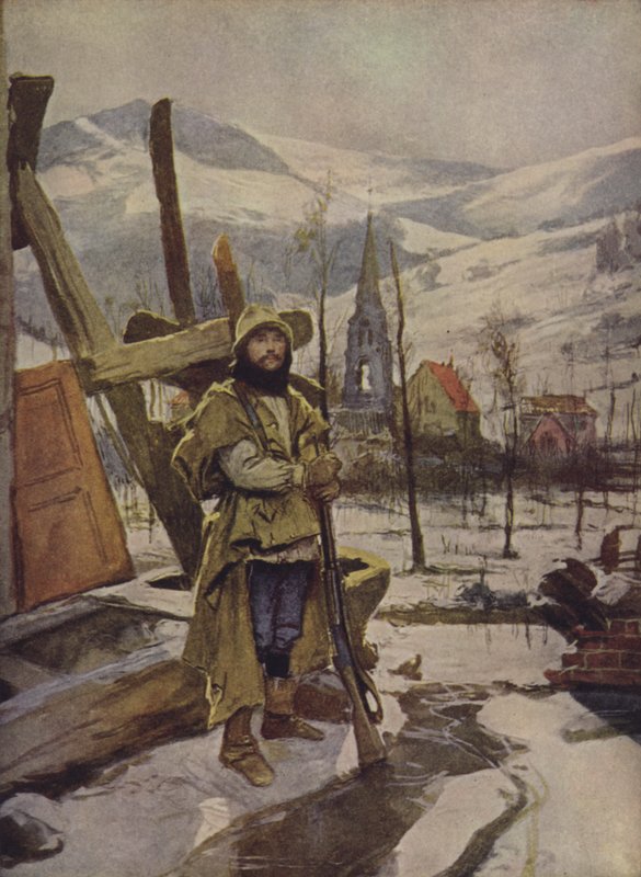 Na stráži v Alsasku od Francois after Flameng