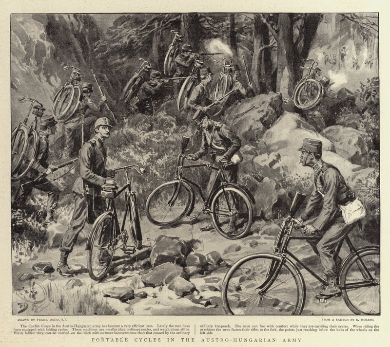 Přenosná kola v rakousko-uherské armádě od Frank Dadd
