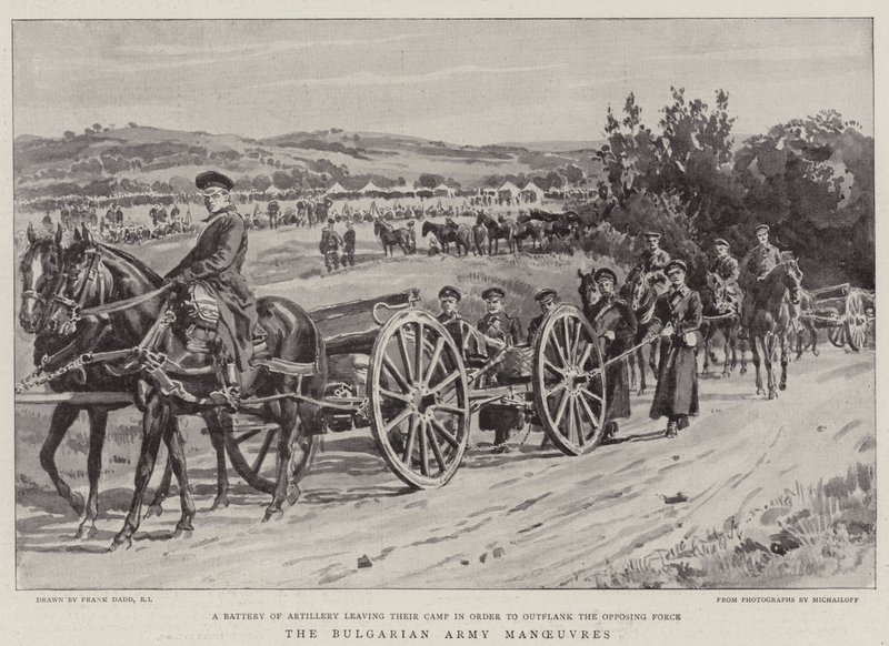 Manévry bulharské armády od Frank Dadd