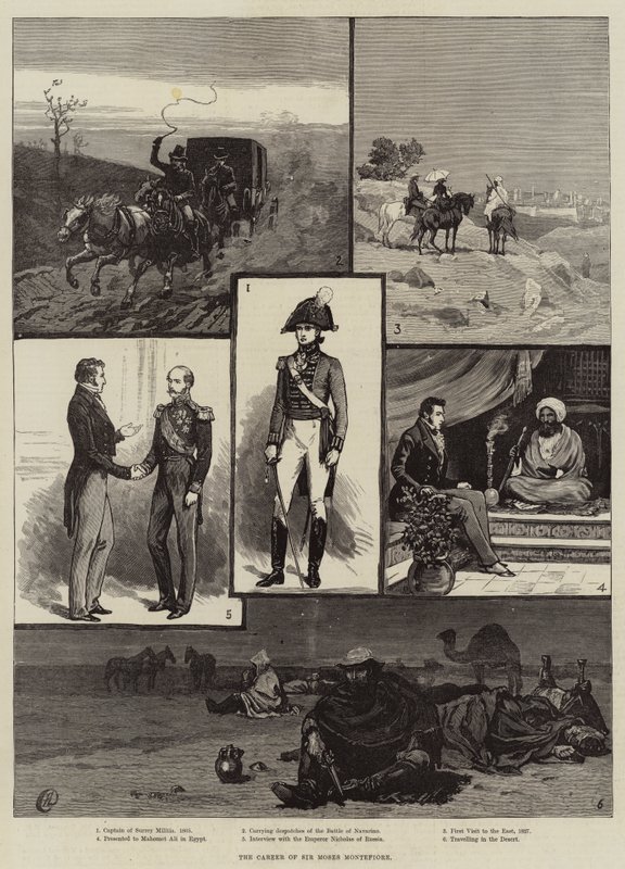 Kariéra Sira Mosese Montefiorea od Frank Dadd