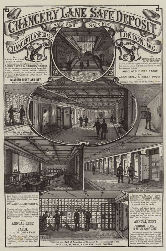 Inzerát, Chancery Lane Safe Deposit od Frank Watkins