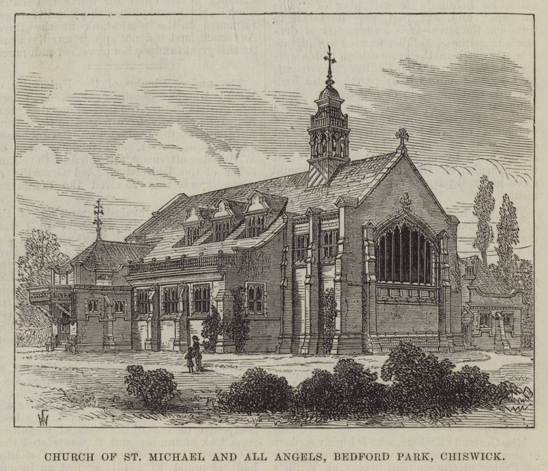 Kostel svatého Michaela a všech andělů, Bedford Park, Chiswick od Frank Watkins