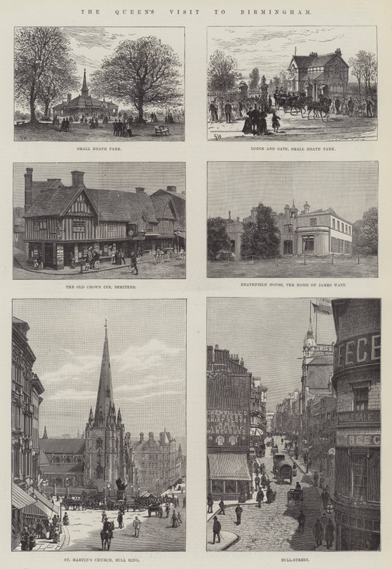 Návštěva královny v Birminghamu od Frank Watkins
