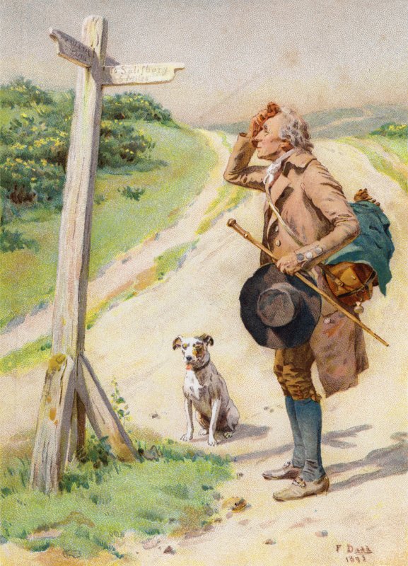 „Pět mil odkudkoli“ (barva lito) od Frank (after) Dadd