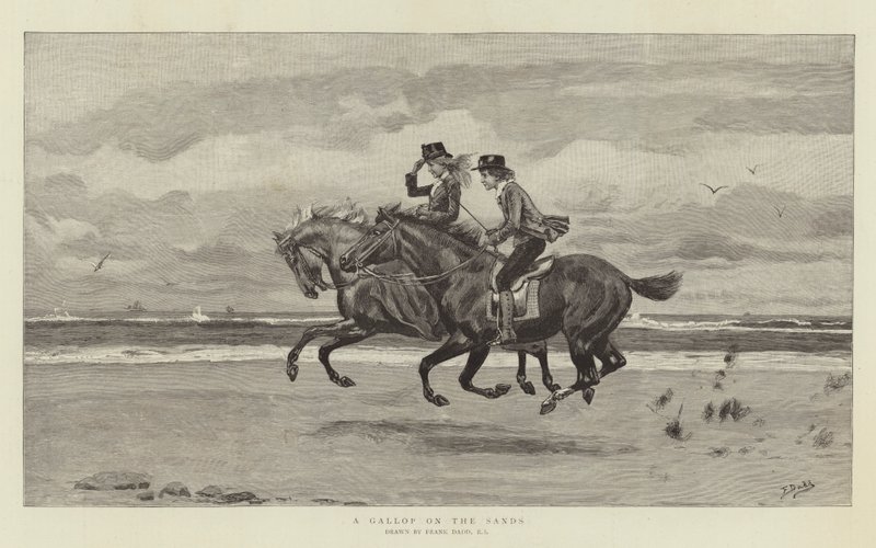 Cval na píscích od Frank Dadd