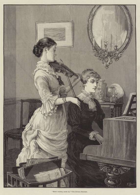 Hudba taje, mystická lež, Ettrick Shepherd od Frank Dadd