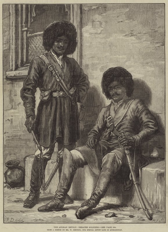 Afghánské povstání, Heratee Soldiers od Frank Dadd