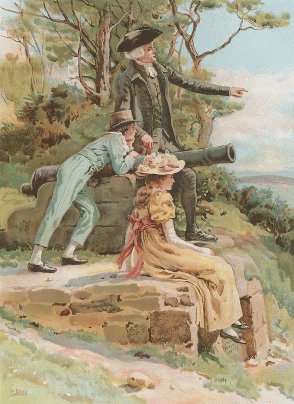Staré bitevní pole (chromolitho) od Frank Dadd