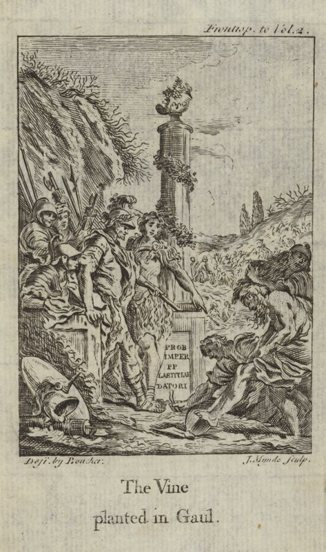 Réva zasazená v Galii od François Boucher