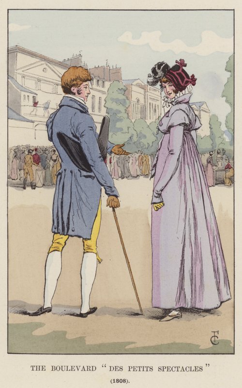 Boulevard Des Petits Spectacles, 1808 od François Courboin