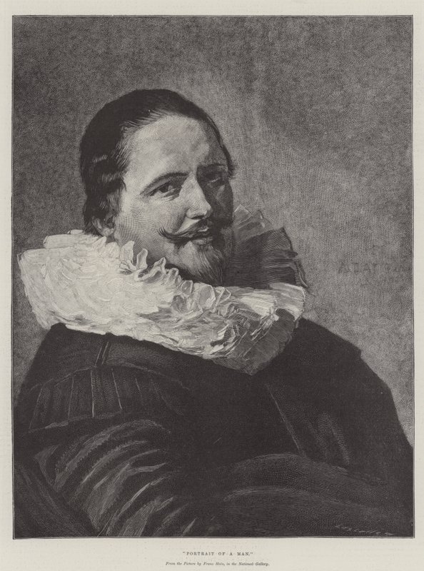Portrét muže od Frans Hals