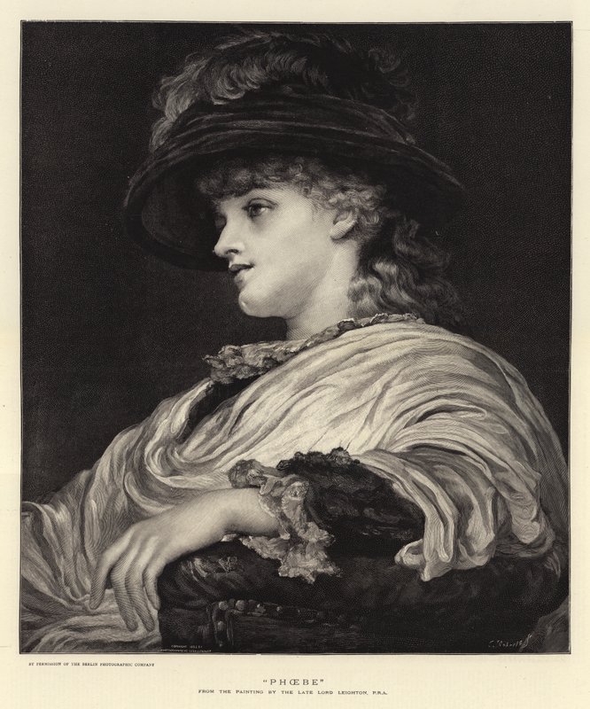 Phoebe od Frederic Leighton