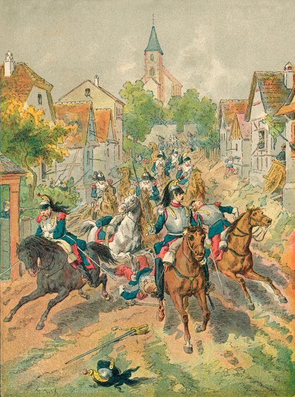 Kyrysníci z Reichshoffenu od Frederic Theodore Lix