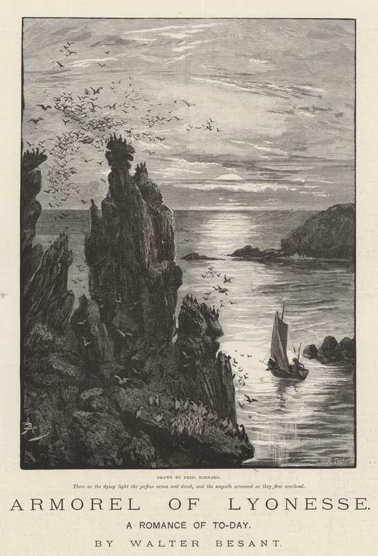 Armorel of Lyonesse, Romance of To-Day, Walter Besant od Frederick Barnard