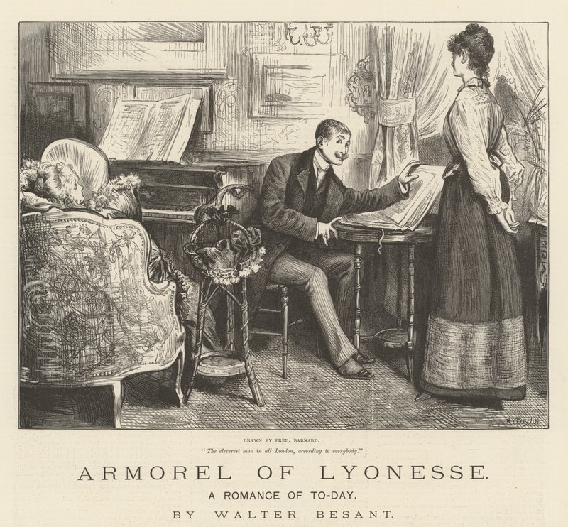 Armorel of Lyonesse, A Romance of To-Day, Walter Besant od Frederick Barnard