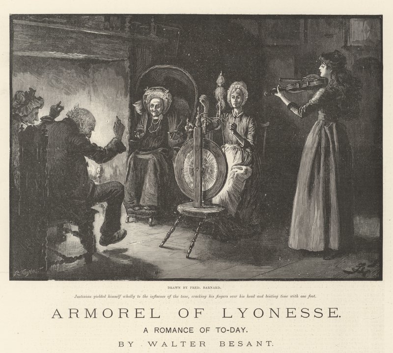 Armorel of Lyonesse, Romance of To-Day, Walter Besant od Frederick Barnard