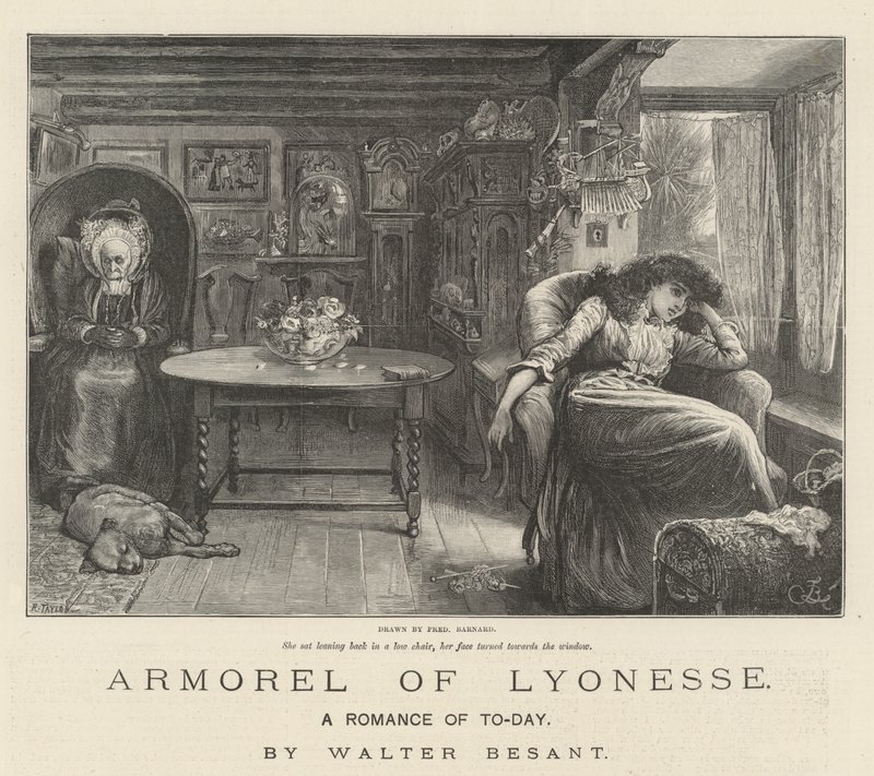 Armorel of Lyonesse, Romance of To-Day, Walter Besant od Frederick Barnard