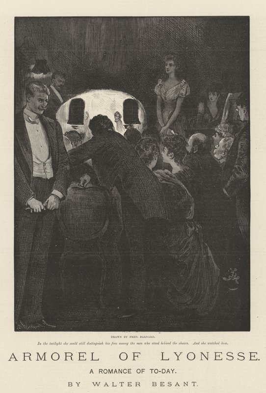 Armorel of Lyonesse, Romance of To-Day, Walter Besant od Frederick Barnard
