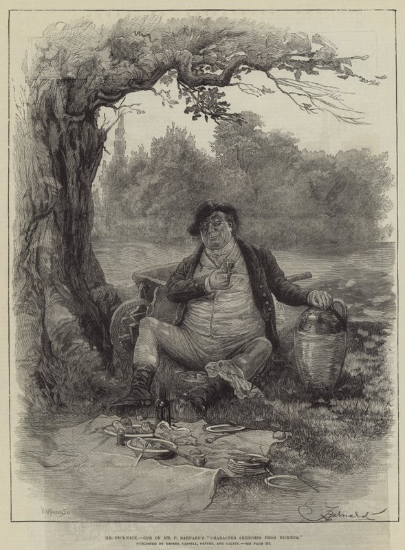 Pane Pickwicku od Frederick Barnard