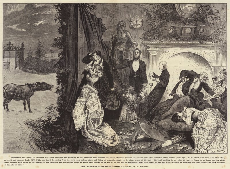 The Interrupted Ghost Story od Frederick Barnard