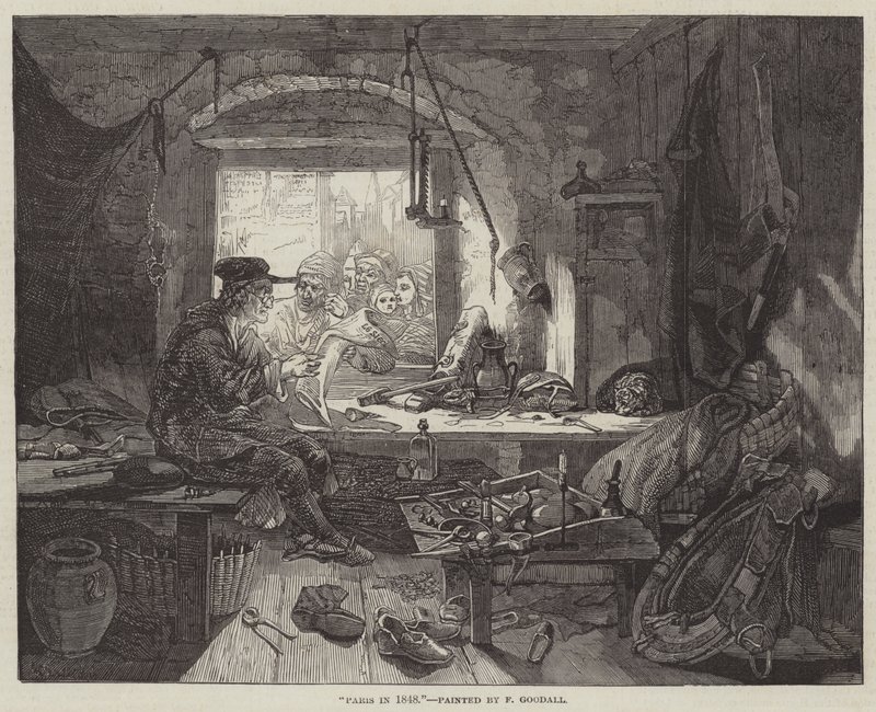 Paříž v roce 1848 od Frederick Goodall