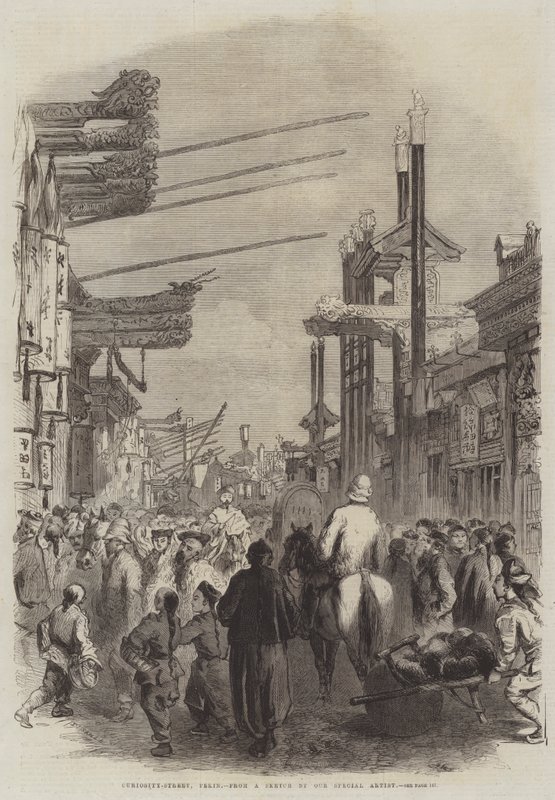 Curiosity Street, Pekin od Frederick John Skill