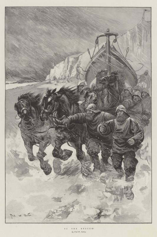 Na záchranu! od Frederick William Burton