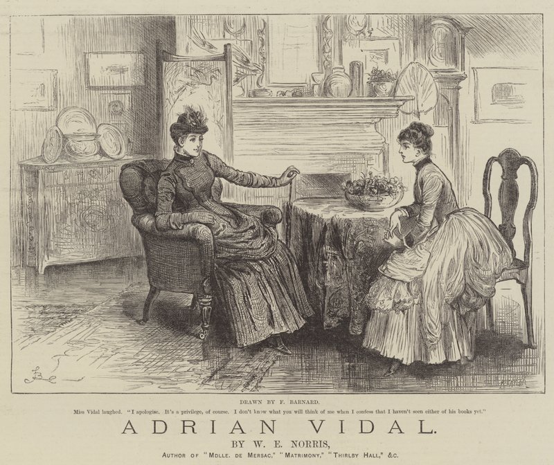 Adrian Vidal, WE Norris od Frederick Barnard