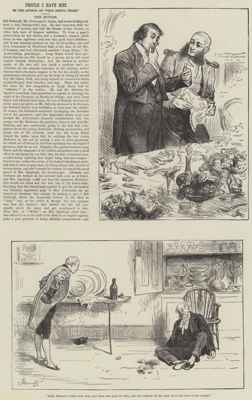 Lidé, které jsem potkal, Butler od Frederick Barnard