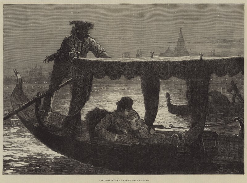 Líbánky v Benátkách od Frederick Barnard