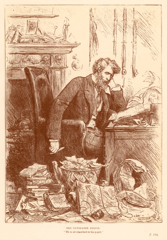 Redaktor novin od Frederick Barnard