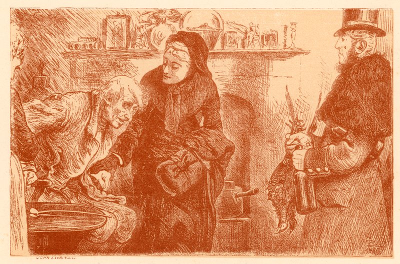 Ilustrace titulní stránky od Frederick Barnard