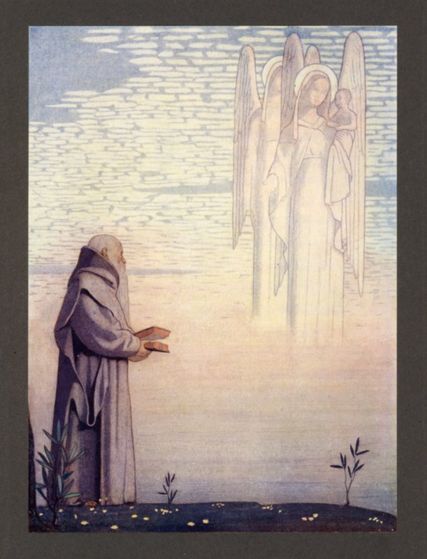 Svatý Dunstan od Frederick Cayley Robinson