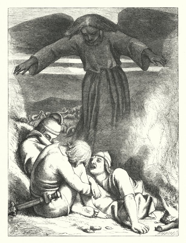 The Destruction of Sennacherib (rytina) od Frederick Richard Pickersgill