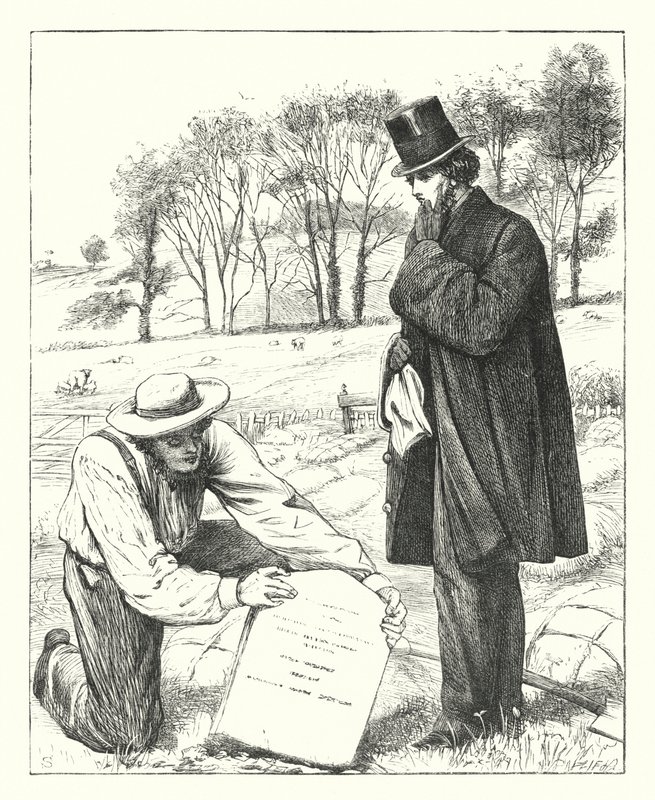 Otcův nářek (rytina) od Frederick Smallfield