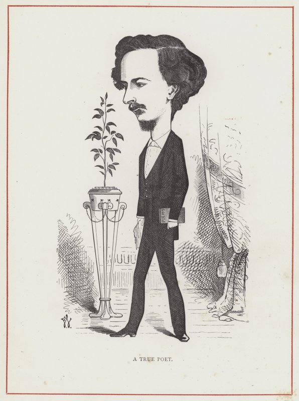 Algernon Charles Swinburne, básník od Frederick Waddy