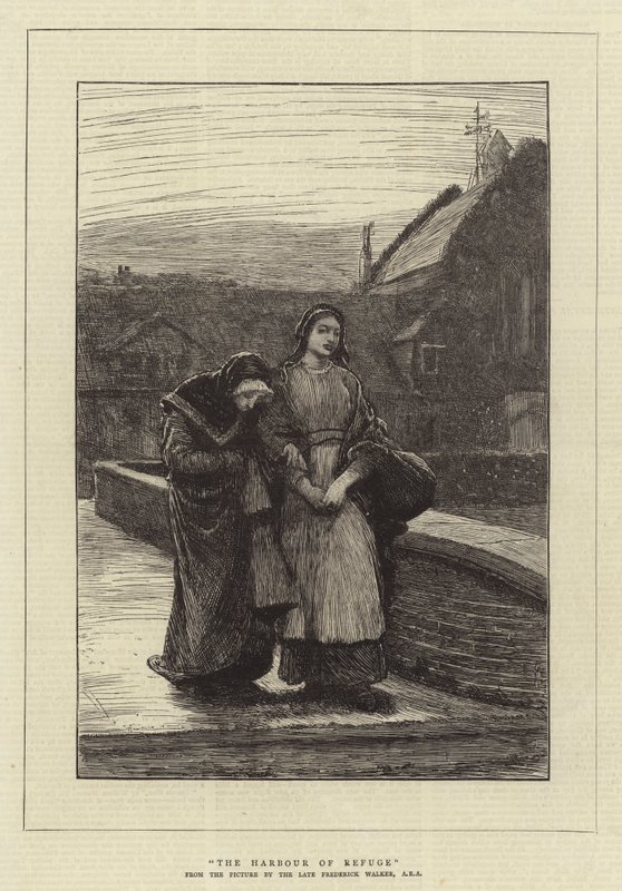 Harbor of Refuge od Frederick Walker