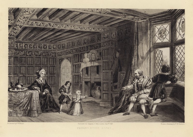 Feering House, Essex (litotinta) od Frederick William Fairholt