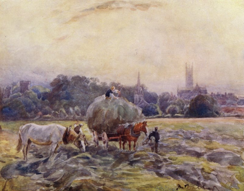Hayfield, Warwick od Frederick William Newton Whitehead