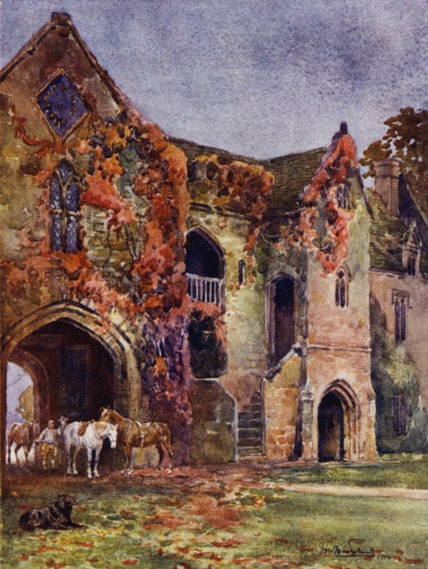 Stará brána, Stoneleigh Abbey od Frederick William Newton Whitehead