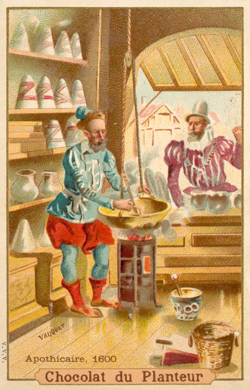 Lékárník, 1600 od French School