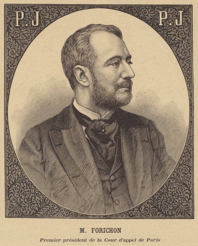 Emile Forichon, předseda odvolacího soudu v Paříži od French School