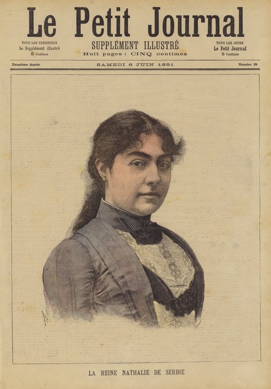 Srbská královna Natalie od French School