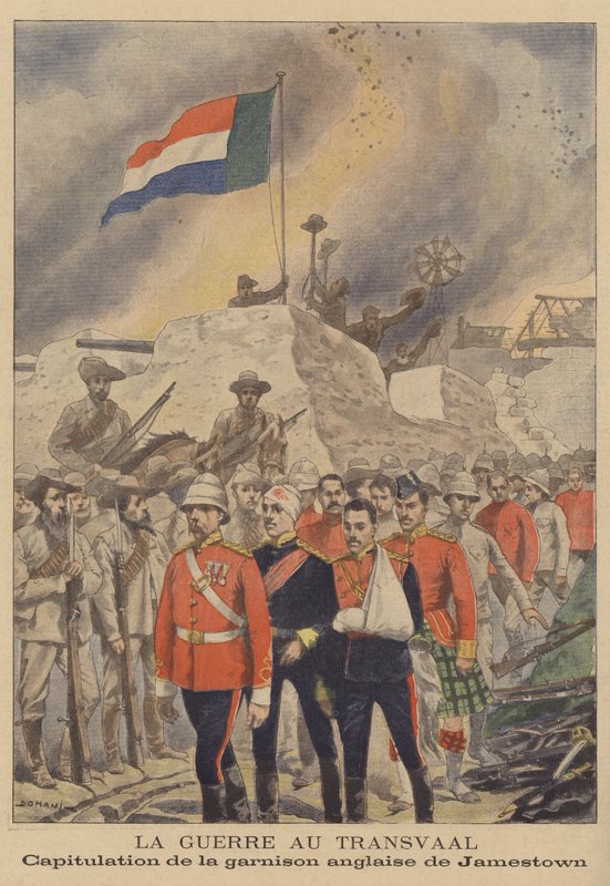 Búrská válka: kapitulace britské posádky v Jamestownu od French School