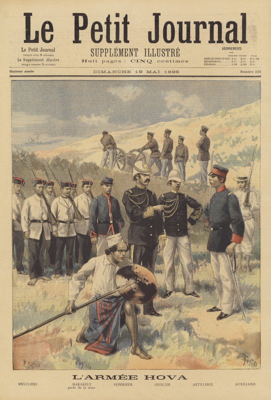 Armáda Hova, Madagaskar od French School