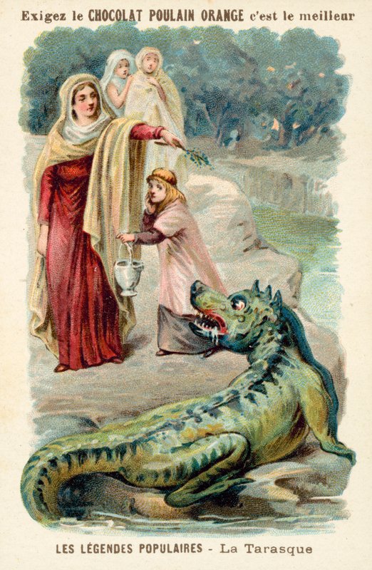 Tarasque z Tarasconu od French School