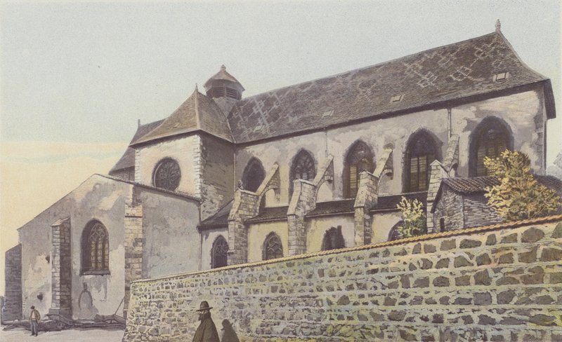 Ambierle, Eglise, fasáda S od French Photographer