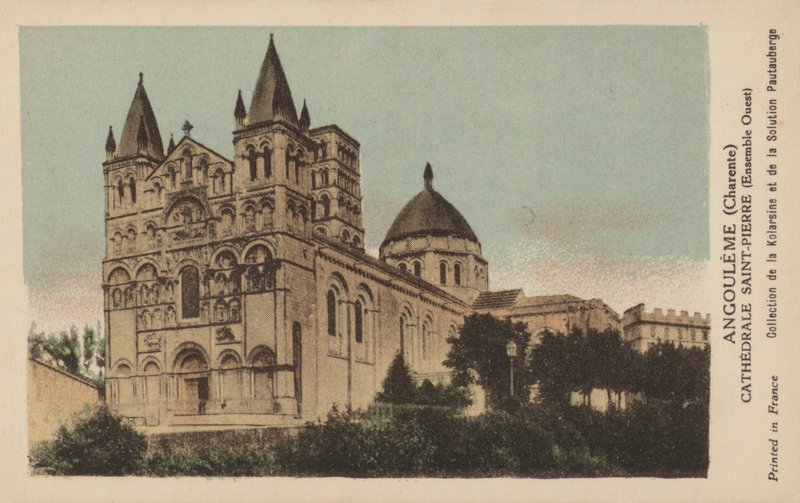 Angouleme, Charente, katedrála Saint-Pierre od French Photographer