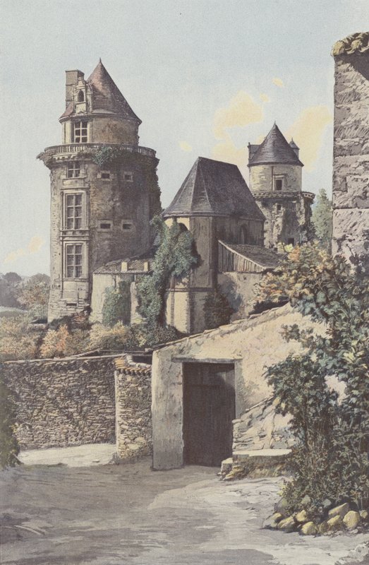 Apremont, zámek, rohová věž a kaple od French Photographer