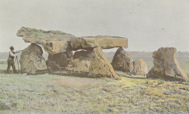 Arcay, Dolmen de Rochebillaude, Cote lateral S od French Photographer